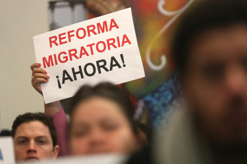 Immigrant Rights' Group Holds Watch Party For Obama's Speech In Vegas
