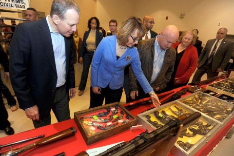 Eric Schneiderman, Gabrielle Giffords, Mark Kelly
